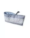 Bag in Bag, Necessaire Bandeau dentelle hellblau Vorderseite