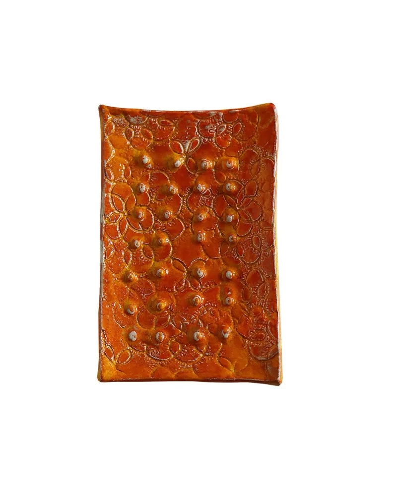 Seifenschale Ton rechteckig - versch. Farben und Varianten