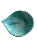 Schmuckschale Ton Oval - Azur Bronze oben