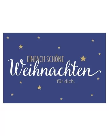 Weihnachtskarte & Spruchkarte "Weihnachten" Front