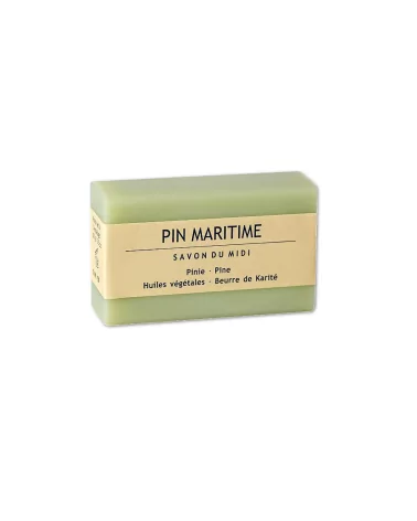 Bio-Seife Hand- & Duschseife mit Karité-Butter vegan - Pin Maritime - mit Verpackung