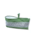 Bag in Bag, Necessaire Bandeau dentelle grün Vorderseite
