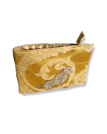 Tablet Bag MIni Wildkatze auf Sonnengelb Forderseite