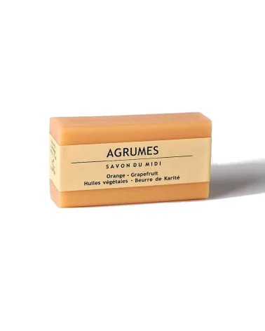 Bio-Seife mit Karité-Butter - Agrumes - mit Verpackung