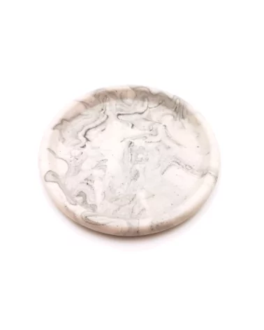 Vase aus Gips - kleiner Untersetzer oder Teller rund