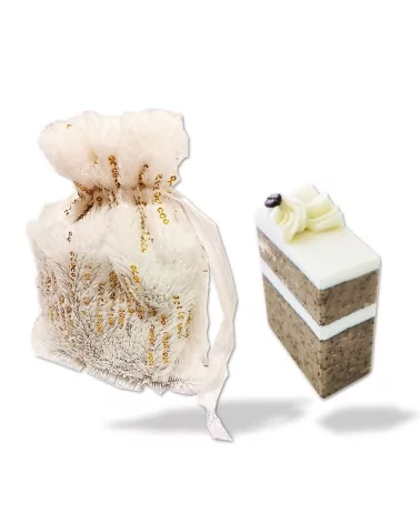 Geschenkset Weihnachten Naturseife & Säckli - Gold - Illustration Seife & Säckli