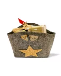 Geschenkset Weihnachten 2x Naturseife & 1x Holzunterleger - Illustration Set gross