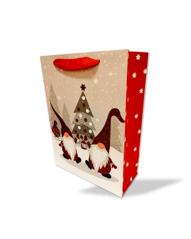 Geschenkset Weihnachten 2x Naturseife & Seifenschale - Kläuse - Illustration Tüte