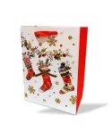 Geschenkset 2x Naturseife & Seifenschale - Socken - Illustration Tüte