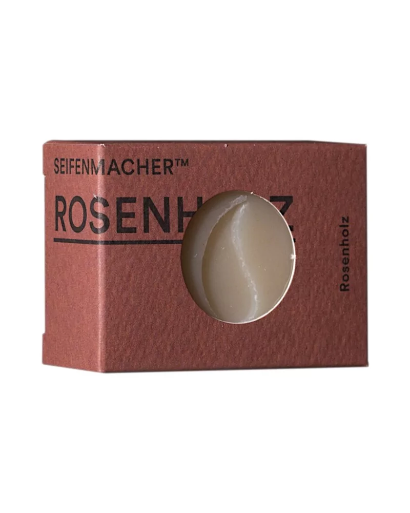 Rosenholz Männerseife, Gesichtseife, Duschseife & All-in-One Naturseife - Schweizer Seife vegan