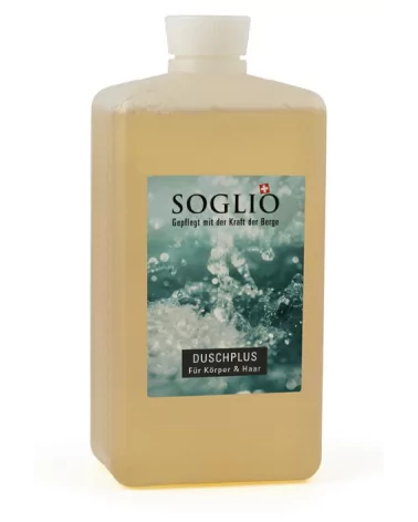 Duschplus Körperpflege Duschgel & Shampoo - Flüssigseife vegan Nachfüllung Familienpackung