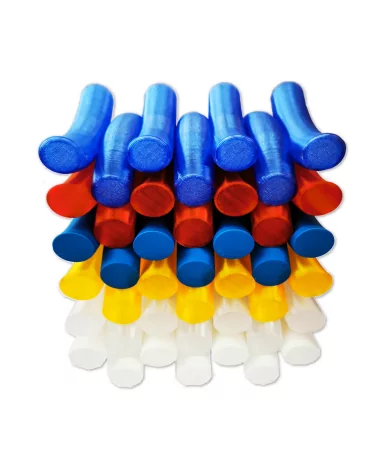 Seifenschale aus Kunststoff - Noodles in verschiedenen Farben