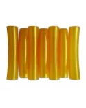 Seifenschale aus Kunststoff - Noodles in gelb ohne Seifen illustriert
