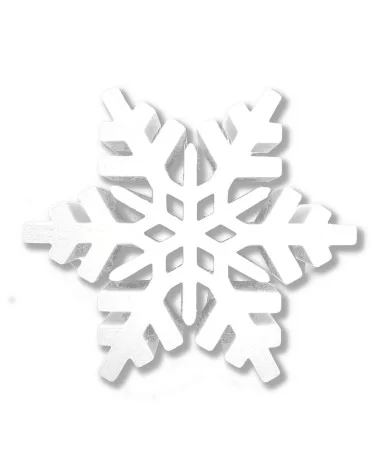Schneeflocke 3D / 2 cm dick als Dekor