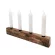 4er-Kerzenständer & Kerzen-Adventskranz aus Holz - für Stabkerzen