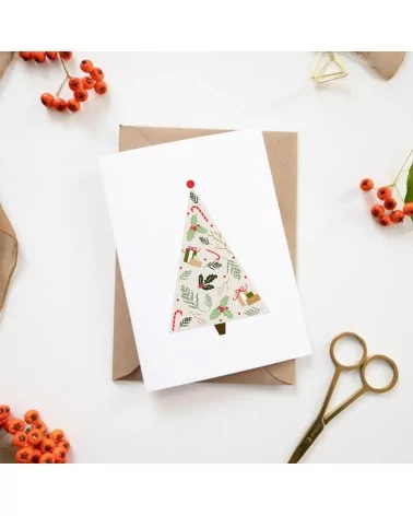 Weihnachtskarte & Grusskarte - Tannenbaum Stimmungsbild