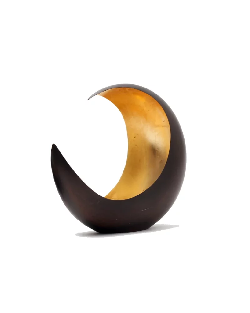 Teelicht & Goldlicht - Teelichschale Luna bronze-gold 15 cm