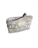Tablet Bag mini Samtblumen auf Sand Vorderseite