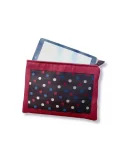 Tablet Bag Grösse 2 Tupfen Seidenkrawatte rot mit Tablet