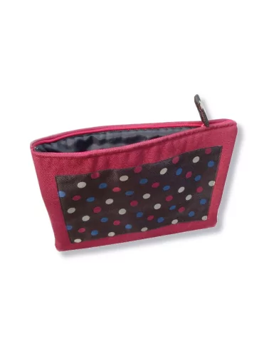 Tablet Bag Grösse 2 Tupfen Seidenkrawatte Vorderseite