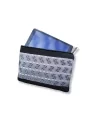 Tablet Bag Grösse 2 Krawatte Seide grau mit Tablet