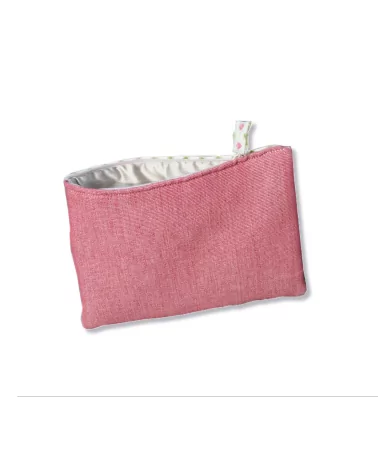 Tablet Bag Grösse 2 Bienenwabe hell Rückseite rosa