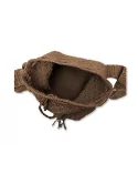 Tasche gehäckelt - braun innen