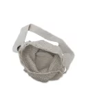 Tasche gehäckelt - beige von innen