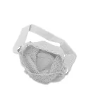 Tasche gehäckelt - Grau innen