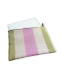 Tablet Bag für MacBook Air rosé-ecru-gestreift Vorderseite