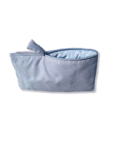 Bag in Bag, Necessaire Bandeau dentelle hellblau Rückseite