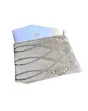 Tablet Bag für MacBook Air silbrige Wellen Vorderseite