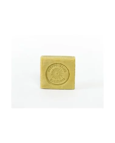 Bio-Seife Rasierseife vegan inkl. Blechdose - Sandel-Bergamotte & Erdmandelöl - Bild ohne Verpackung