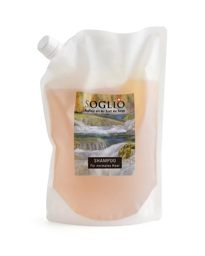 Haarpflege Shampoo normales Haar Nachfüll- und Familienpackung 1000 ml - Flüssigseife vegan