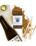 Bier-Shikakai-Shampoo - feste Haarseife mit Freiburger Bier und Shikakai mit Deko