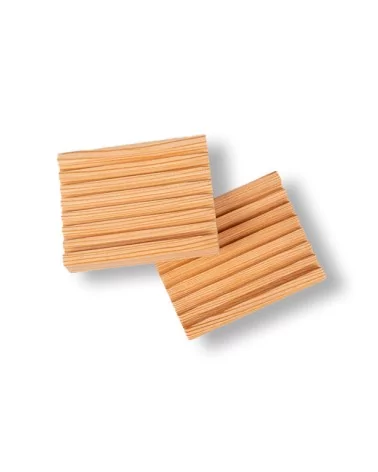 Seifenschale aus Lärchen-Holz aus der Schweiz - ohne Seife, zwei Grössen