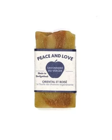 Peace And Love Hand- & Duschseife - Naturseife mit Hanföl & Bienenwachs vegan - ohne Deko