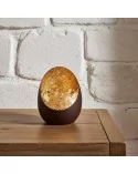 Teelicht & Goldlicht - Teelichschale Spot bronze-goldmosaik 9.5 cm ohne Kerze auf Ablage