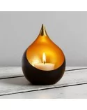 Teelicht & Goldlicht - Teelichschale Bola bronze-gold 15 cm