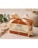 Hand- & Duschseife mit Bio-Karité-Butter vegan - Sandelholz - als Geschenk
