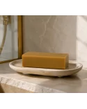 Hand- & Duschseife mit Bio-Karité-Butter vegan - Verveine (Eisenkraut) - in Bad bei Dusche