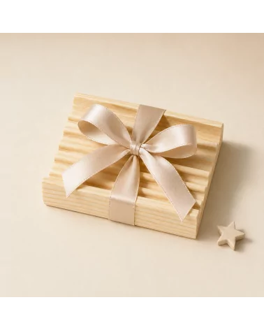 Seifenschale Pinien-Holz - als Geschenk