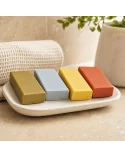 Set Gästeseife - Miniseife Variétés Hand- & Duschseife mit Bio-Karité-Butter, vegan - in Bad bei Dusche