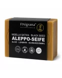 Aleppo-Seife Black Seed (Nigella Sativa), vegan All-in-One mit Schwarzkümmelöl – mit Verpackung