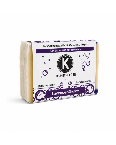 Naturseife Lavender Shower| Gesicht & Dusch, alle Hauttypen | Provence Lavendel