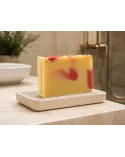Gesichtsseife mit Ho-Holz & Patschuli - Naturseife Wood Soap im Bad