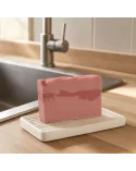 Hand- & Duschseife mit Rosengeranie - Naturseife Rose & Apricot Shower - in Küche