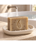 Lavendel Duschseife & All-in-One-Naturseife - Schweizer Seife vegan - in Badezimmer